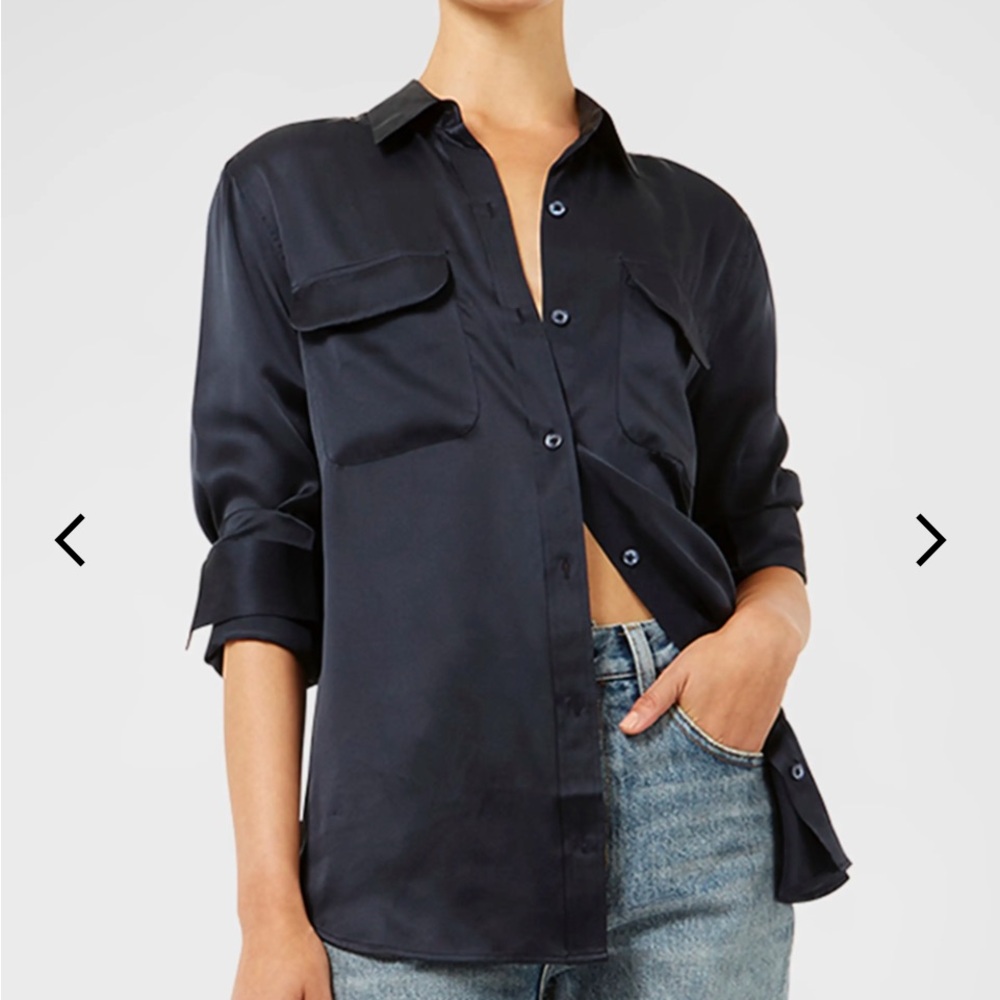 Signature Solid Button-Down Shirt - image 1